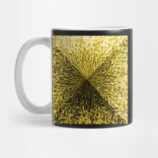 Sacred Geometry 3D Titanium Gold Pyramid Architecture Mug